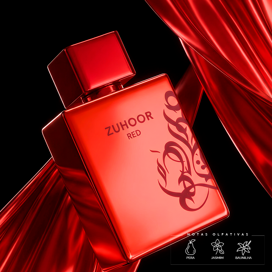 Perfume Mawwal Zuhoor Red Feminino 100ml Eau de Parfum